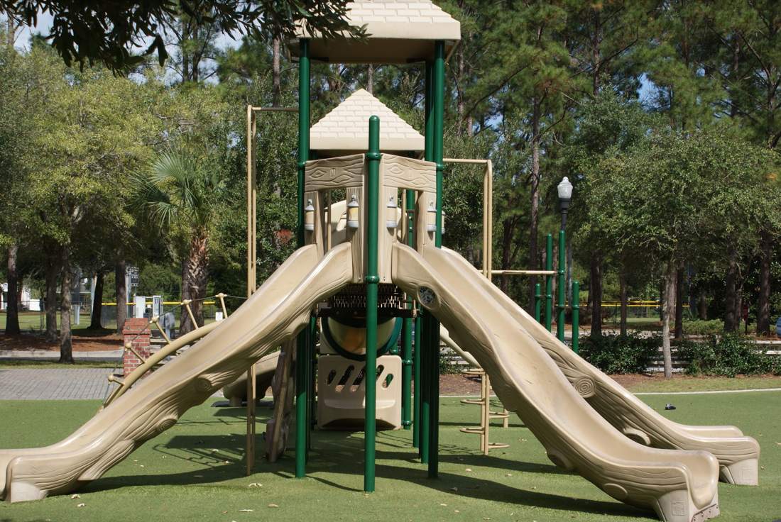 Neighborhood playground near the house